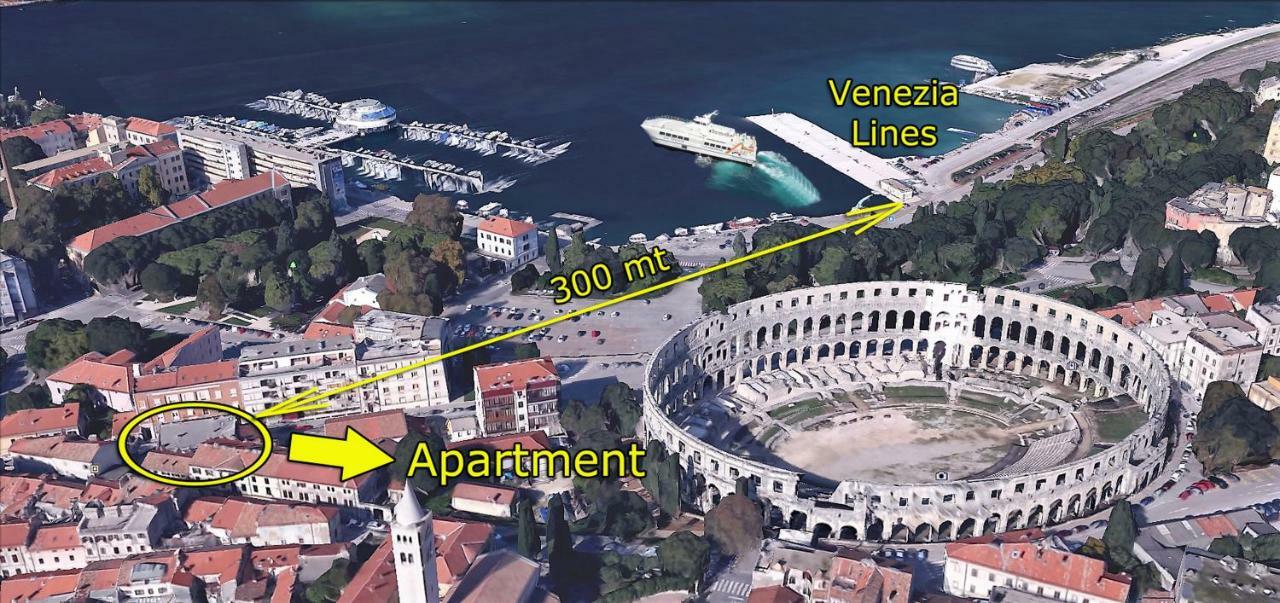 Arena Design Apartments With Free Private Parking And With A Terrace Pula Bagian luar foto